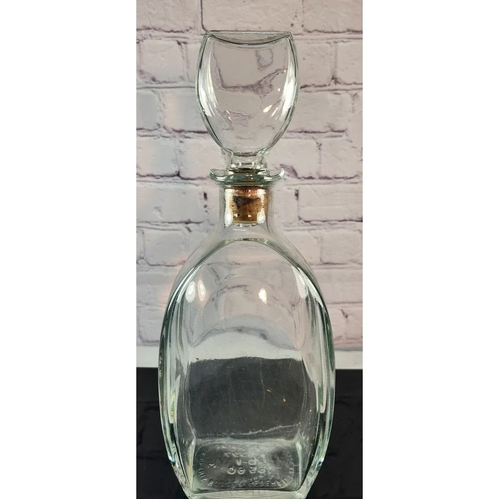 Prohibition Era Clear Vintage Liquor Decanter History